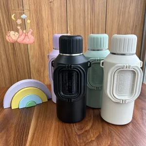 فلاسک دسته تاشو پاستیلی تمام استیل 316