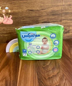 پوشک مولفیکس 34 تایی سایز 4  (7 تا 18 کیلو)